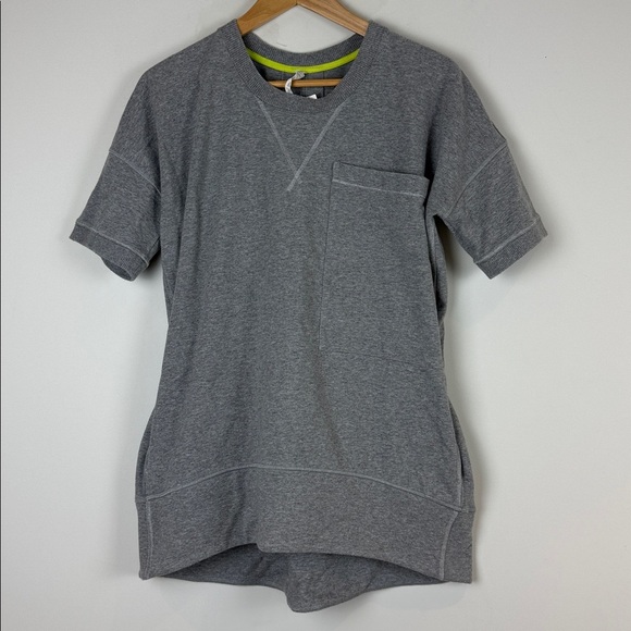 Lululemon Mudra Sweatshirt Heathered Medium Grey Size 8 - Picture 3 of 9